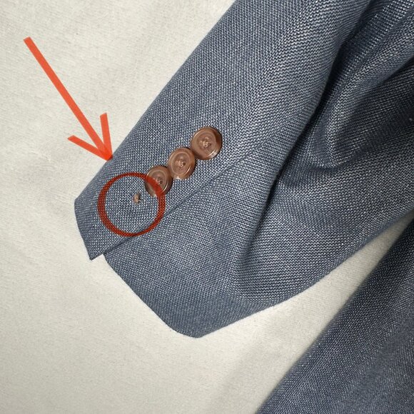 Lauren Ralph Lauren Blazer Men Size 50L Gray Two Button Jacket Macys Mens Store - Picture 8 of 12